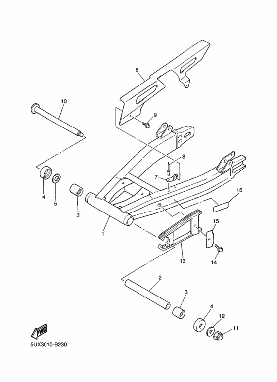Rear arm, suspension