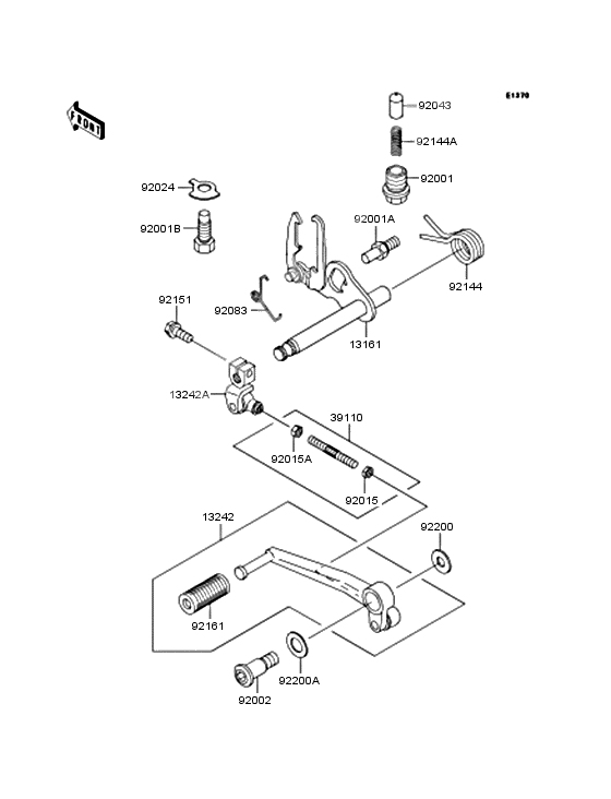 Gear change mechanism