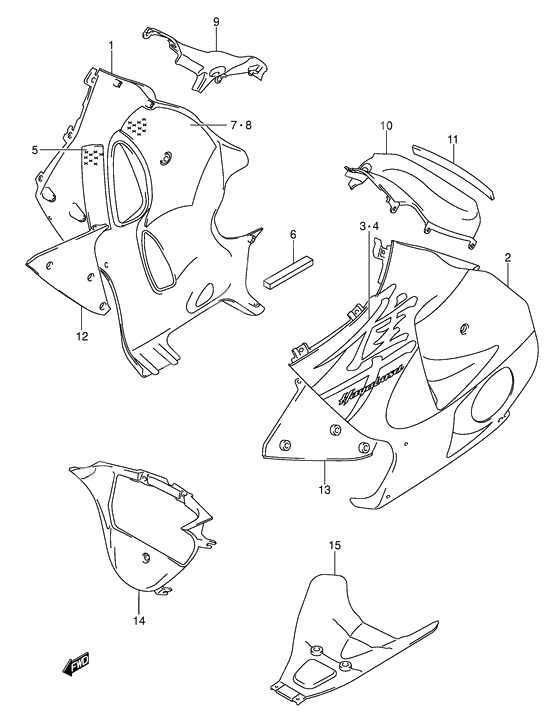 Under cowling              

                  Model k3