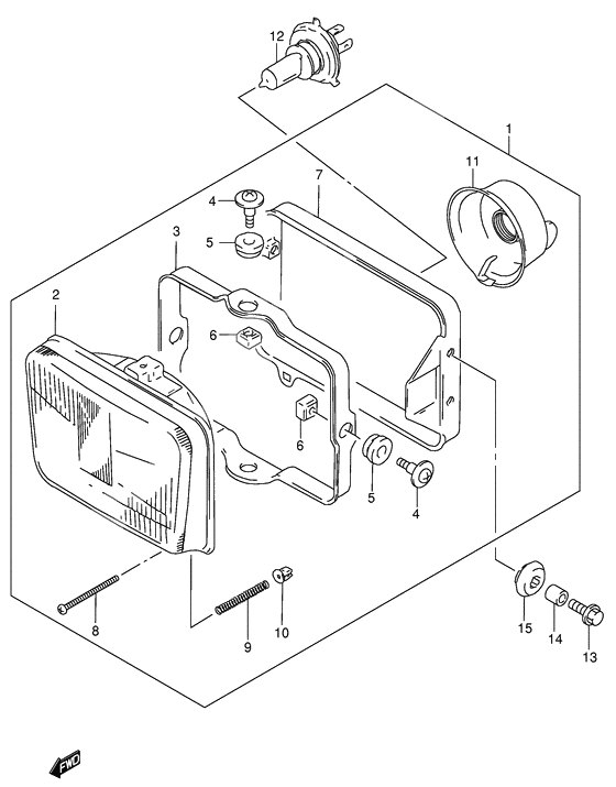 Headlamp              

                  Model k1 e24