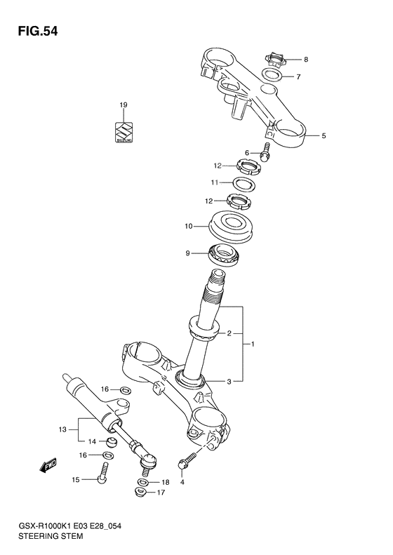 Steering stem