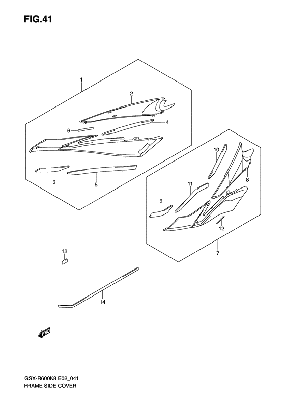 Frame side cover