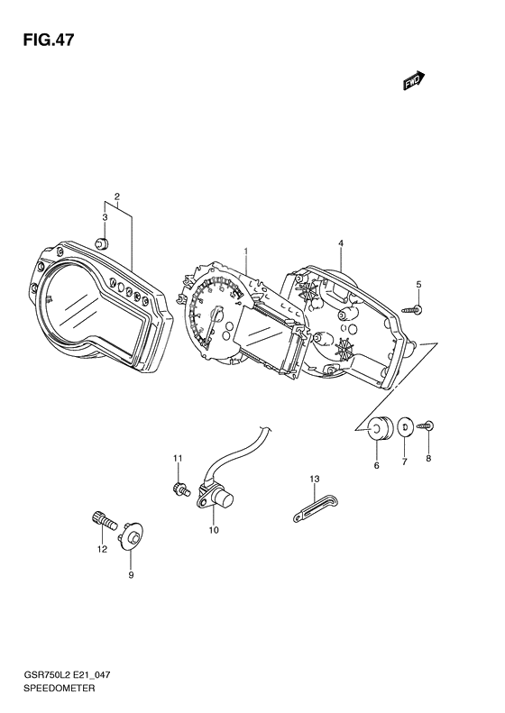 Speedometer              

                  Gsr750al2 e21