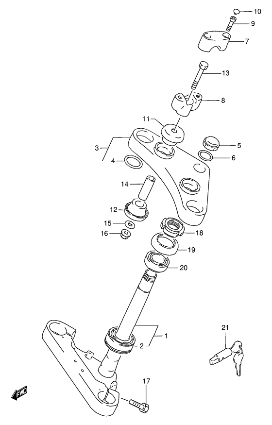 Steering stem