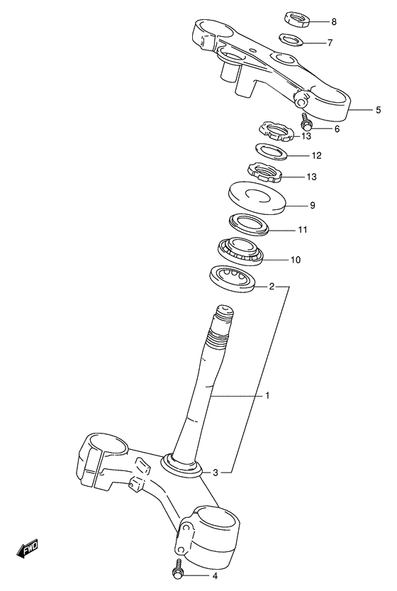 Steering stem