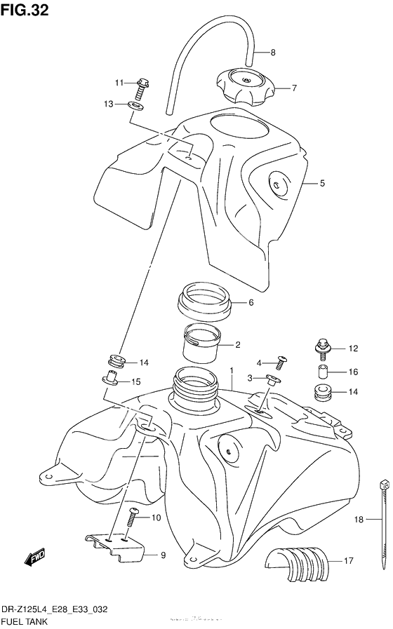 Fuel tank t o/i