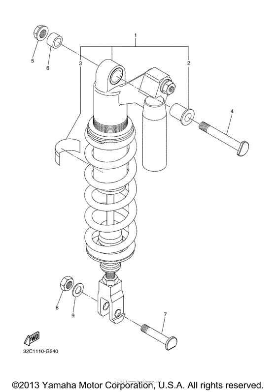Rear suspension
