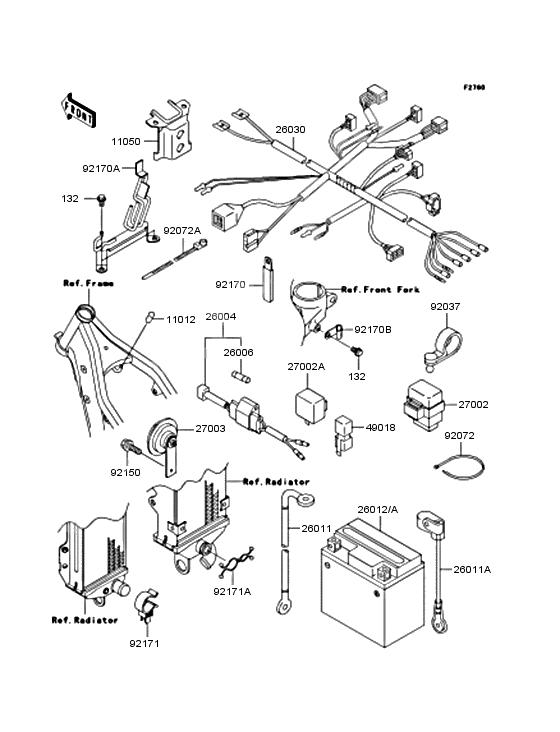 Chassis electrical equipment