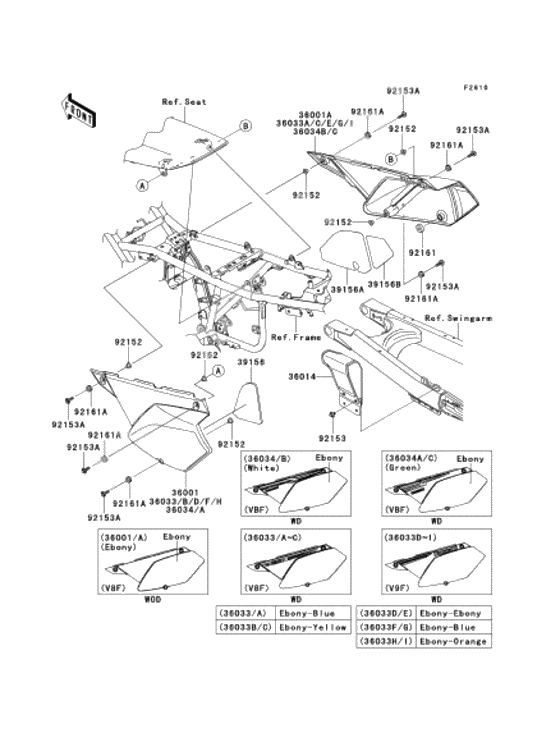 Side covers/chain cover              

                  V8F‾VBF