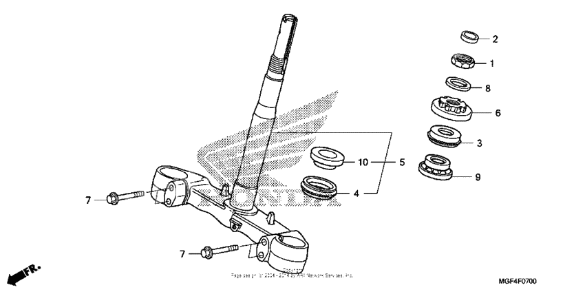 Steering stem