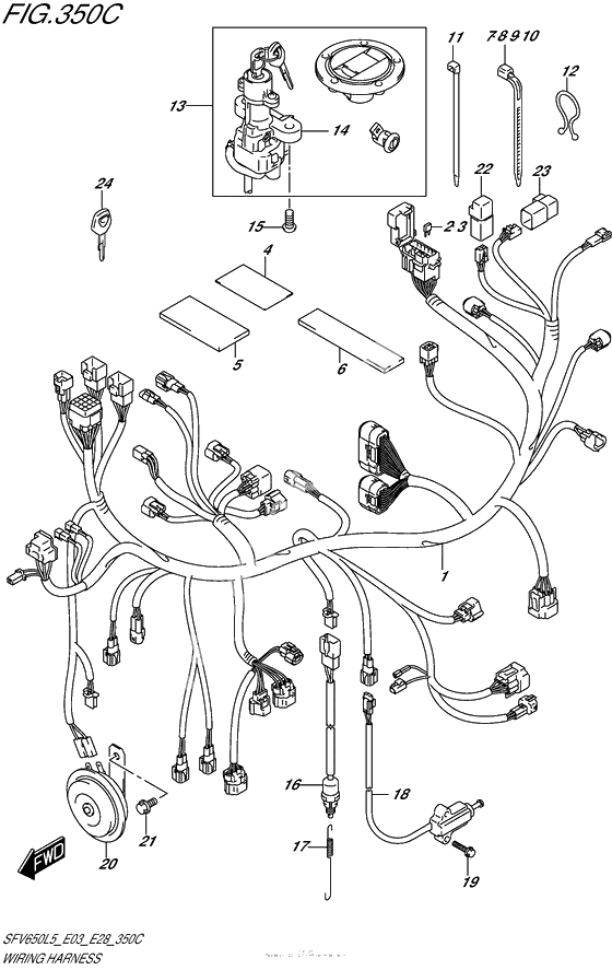 Wiring Harness (Sfv650L5 E33)