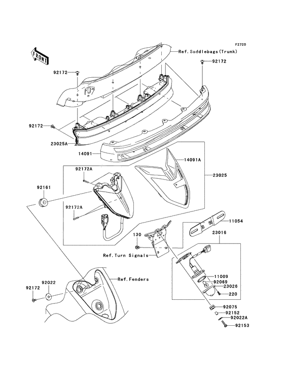 Taillight unit ass`y