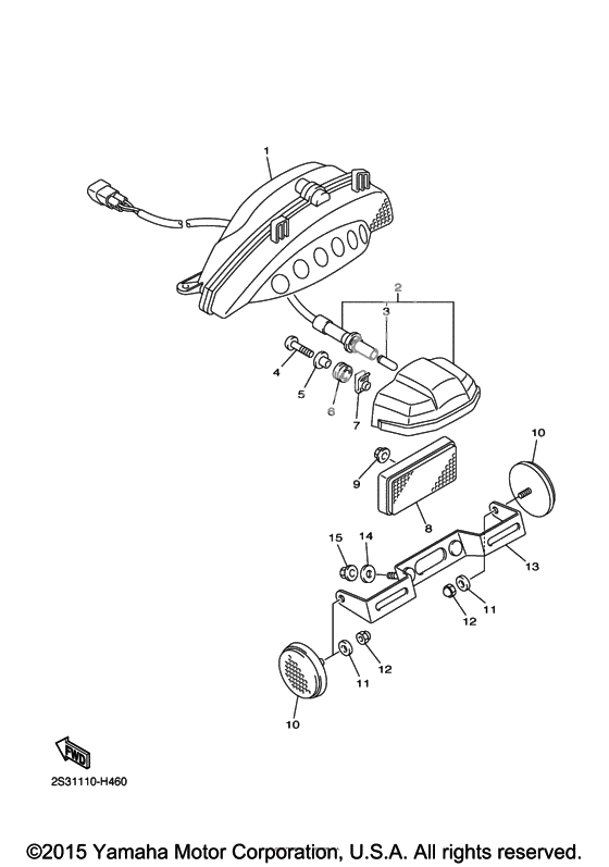 Задний фонарь (Стоп-сигнал)