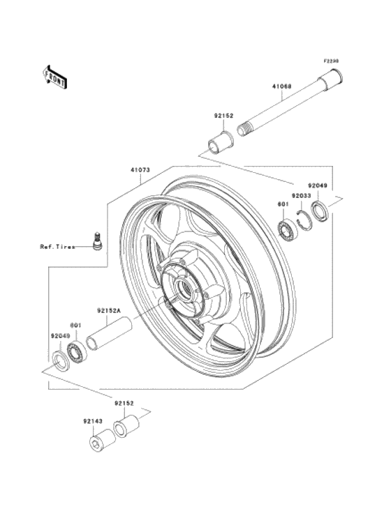 Front wheel