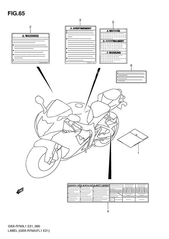 Label              

                  Gsx-r750ufl1 e21