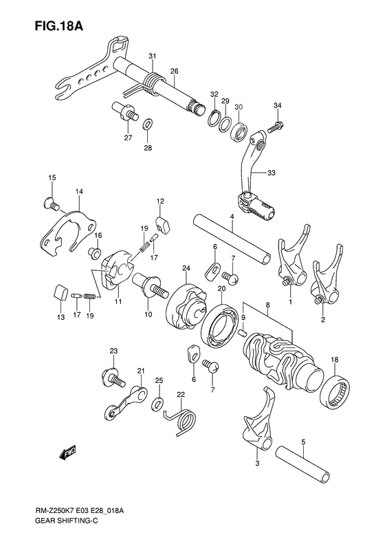 Gear shifting              

                  Model k8/k9