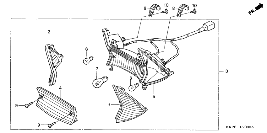 Rear combination light