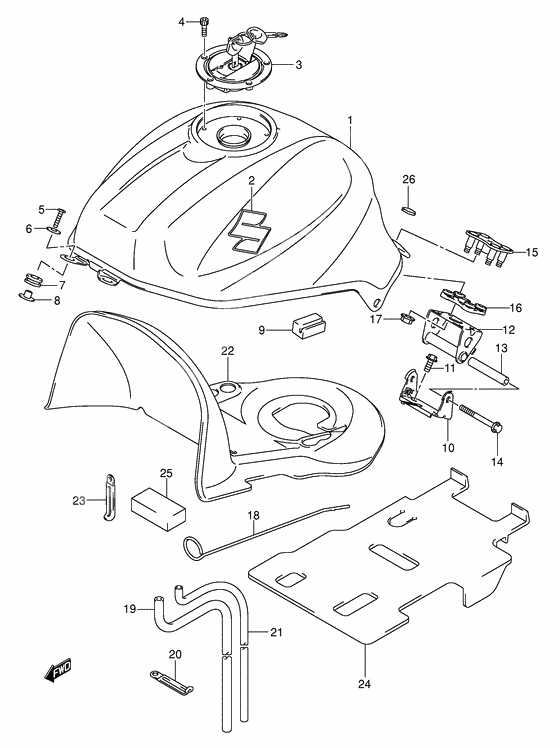 Tank fuel              

                  Model k4