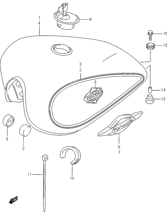 Tank fuel              

                  Model k3