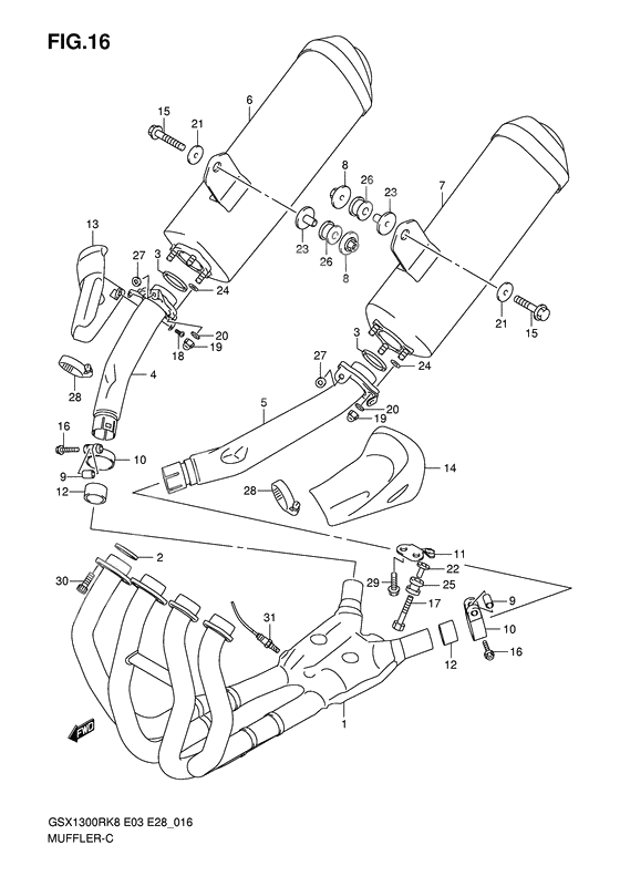 Muffler comp