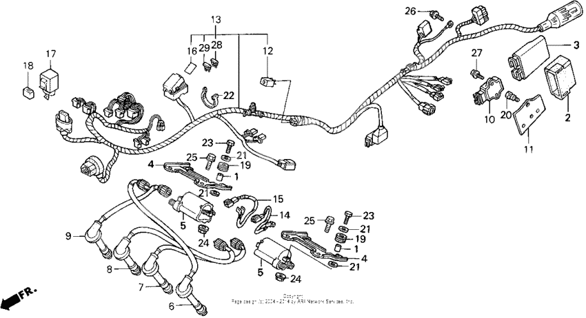 F2 wire harness 91-94