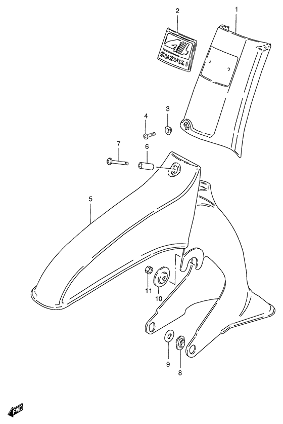 Front fender              

                  Model x/y