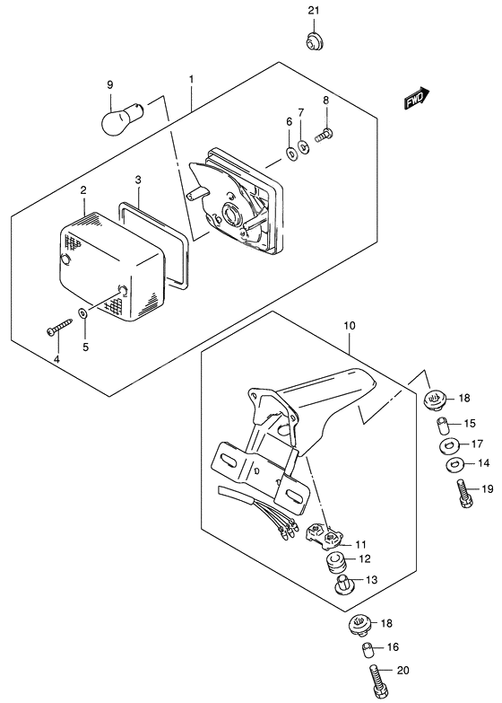 Rear combination lamp              

                  E1, e71, p9