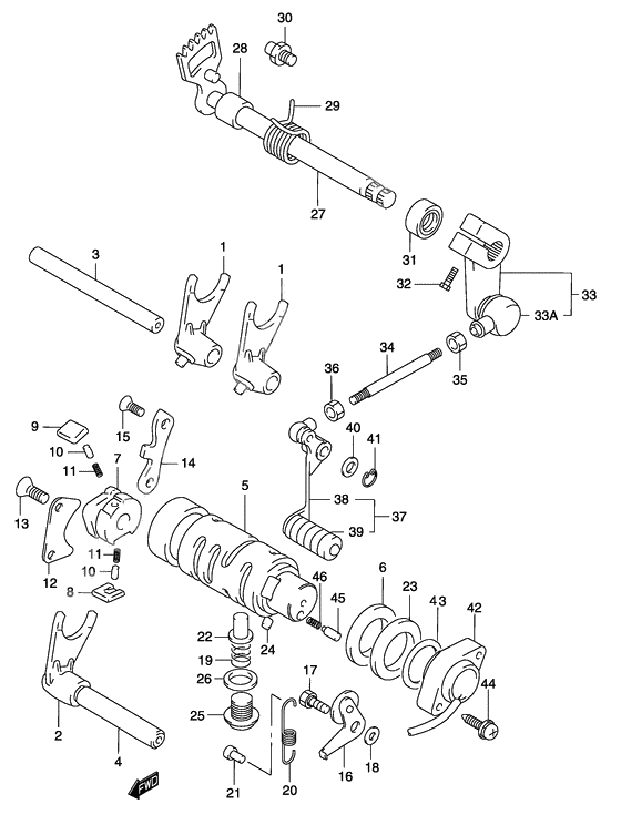 Gear shifting              

                  Model k2