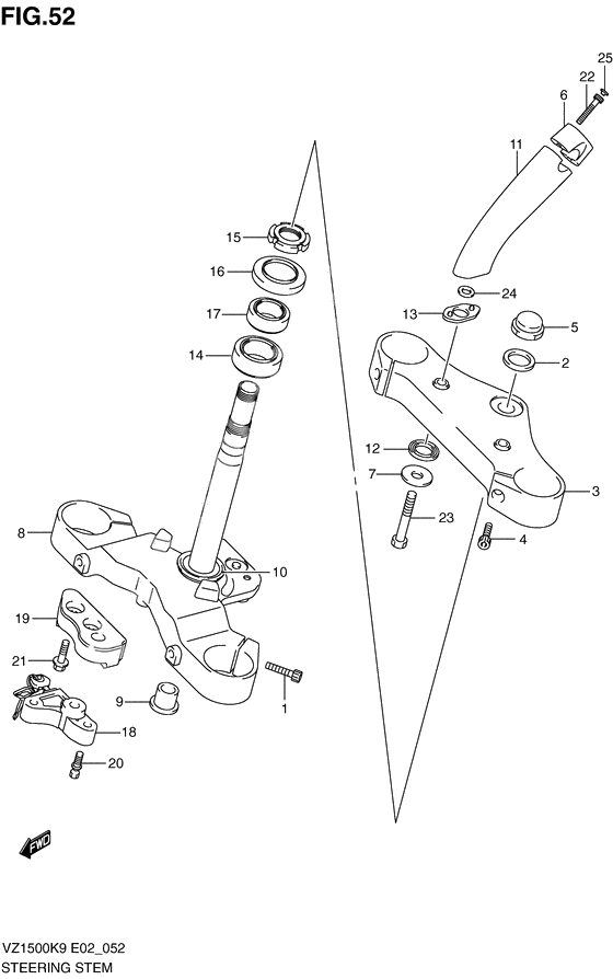 Steering stem