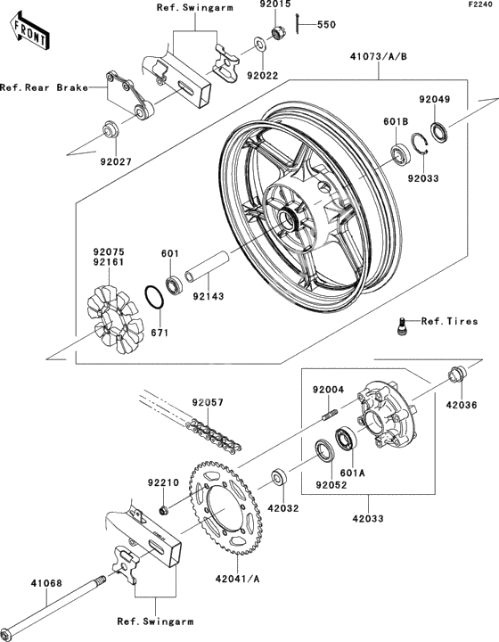 Rear hub