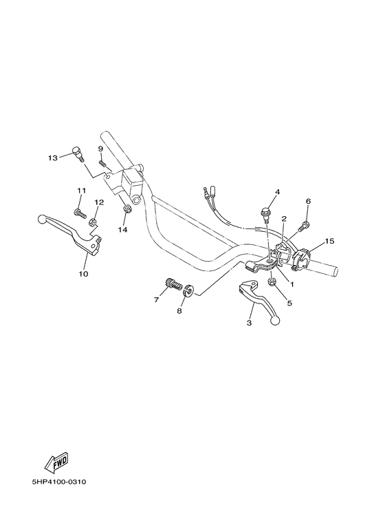 Handle switch. lever