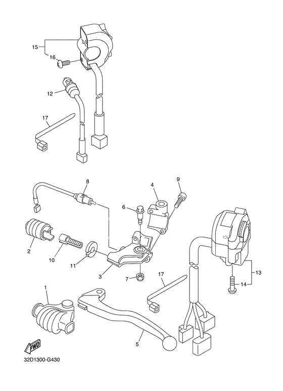 Handle switch & lever