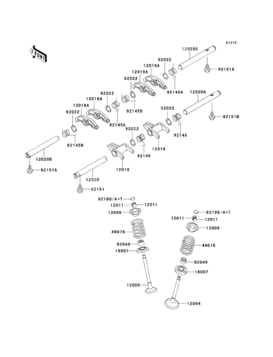 Rocker arms/valves