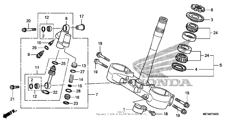 Steering stem