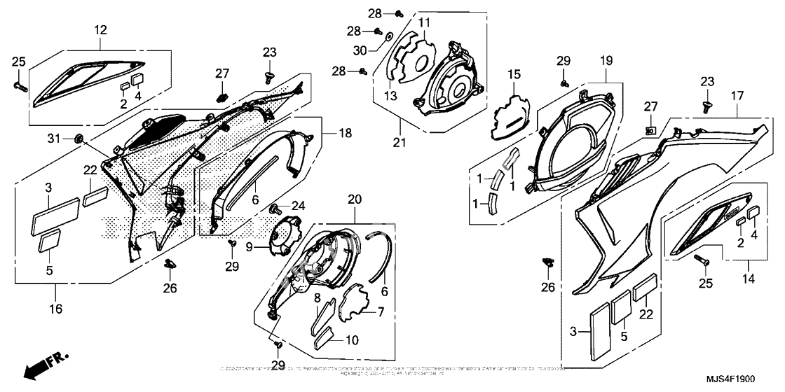Engine Cover + Side Panel