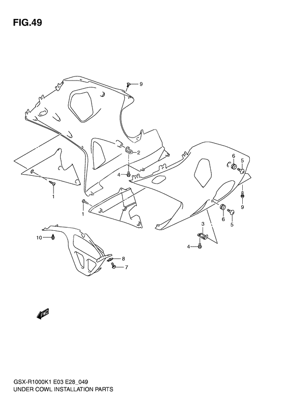 Installation parts