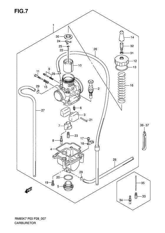 Carburetor assy