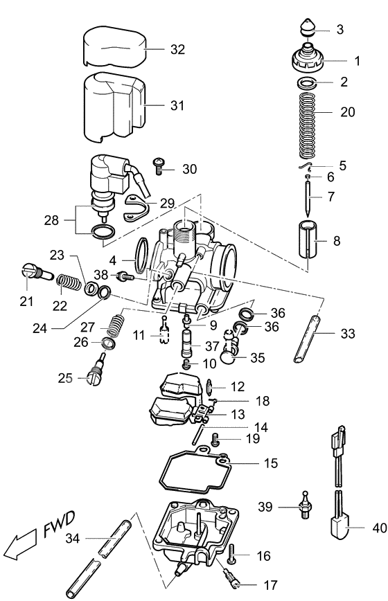 Carburetor assy