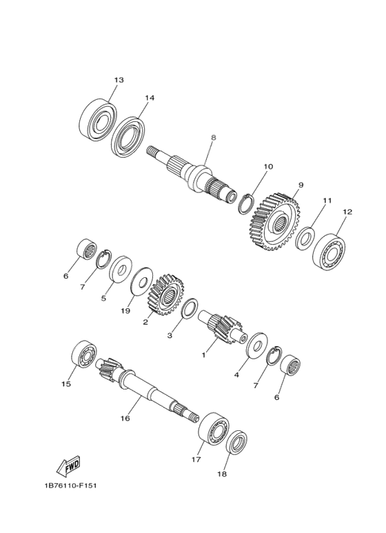 Transmission & transaxle assembly