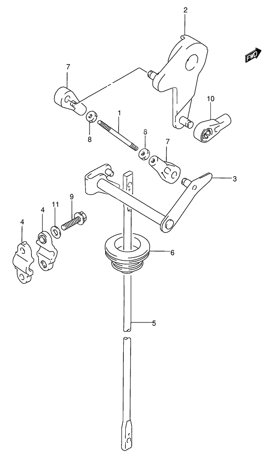 Clutch shaft