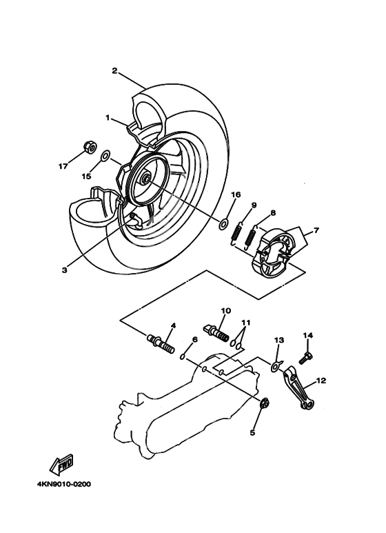 Rear wheel