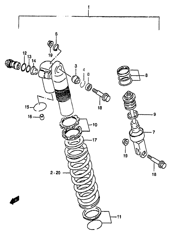 Shock absorber              

                  Model w