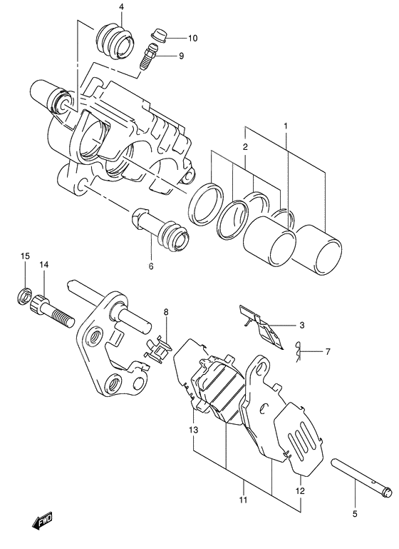 Front caliper              

                  Model k2/k3/k4