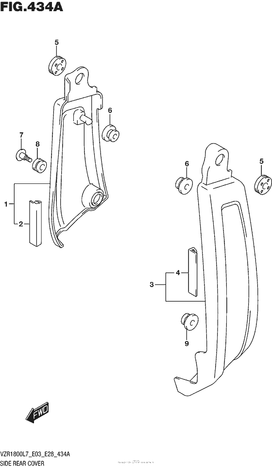 Side Rear Cover (Vzr1800L7 E28)