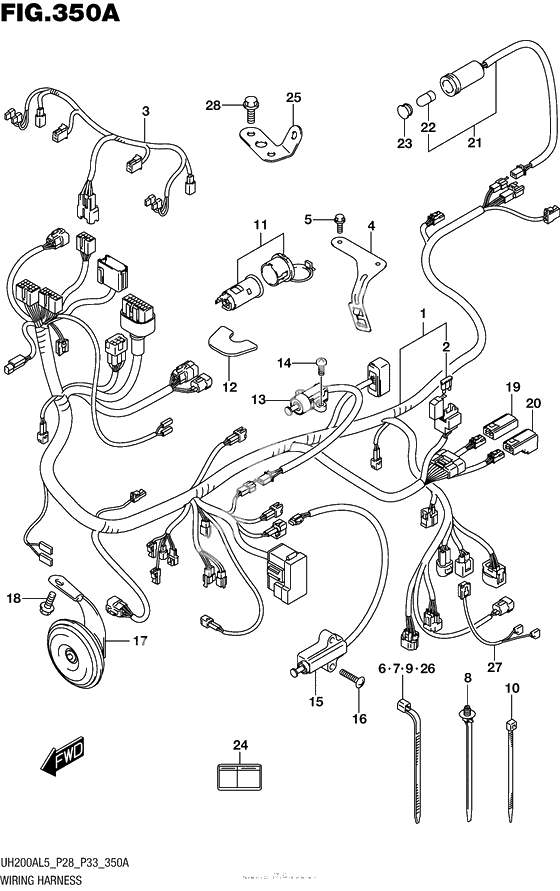 Wiring Harness (Uh200Al5 P28)