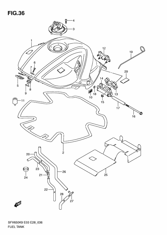 Tank fuel              

                  Model k9