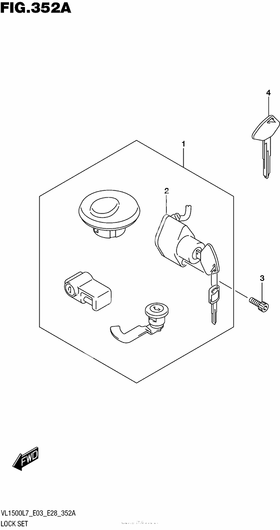 Lock Set (Vl1500Bl7 E03)