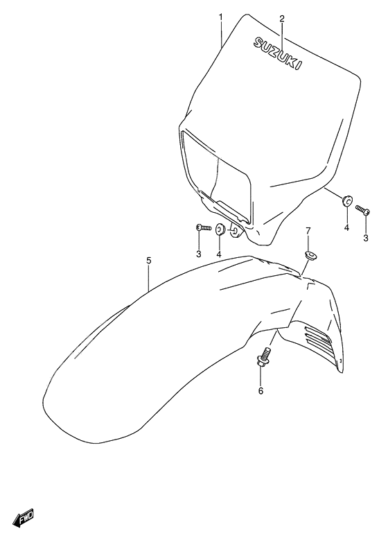 Headlamp housing              

                  Model k1