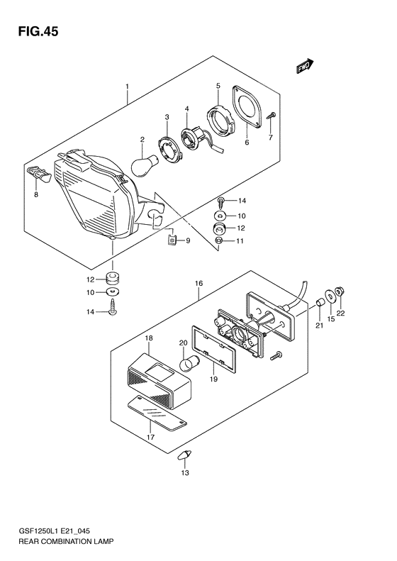 Rear combination lamp