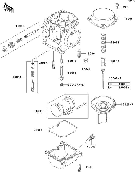 Carburetor parts